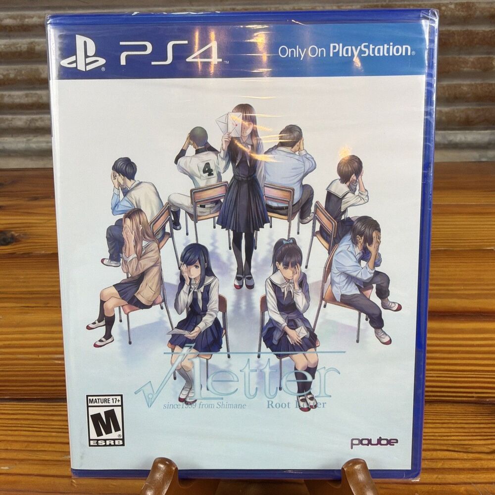 Root Letter (Sony PlayStation 4, 2016) PS4 - New - Sealed